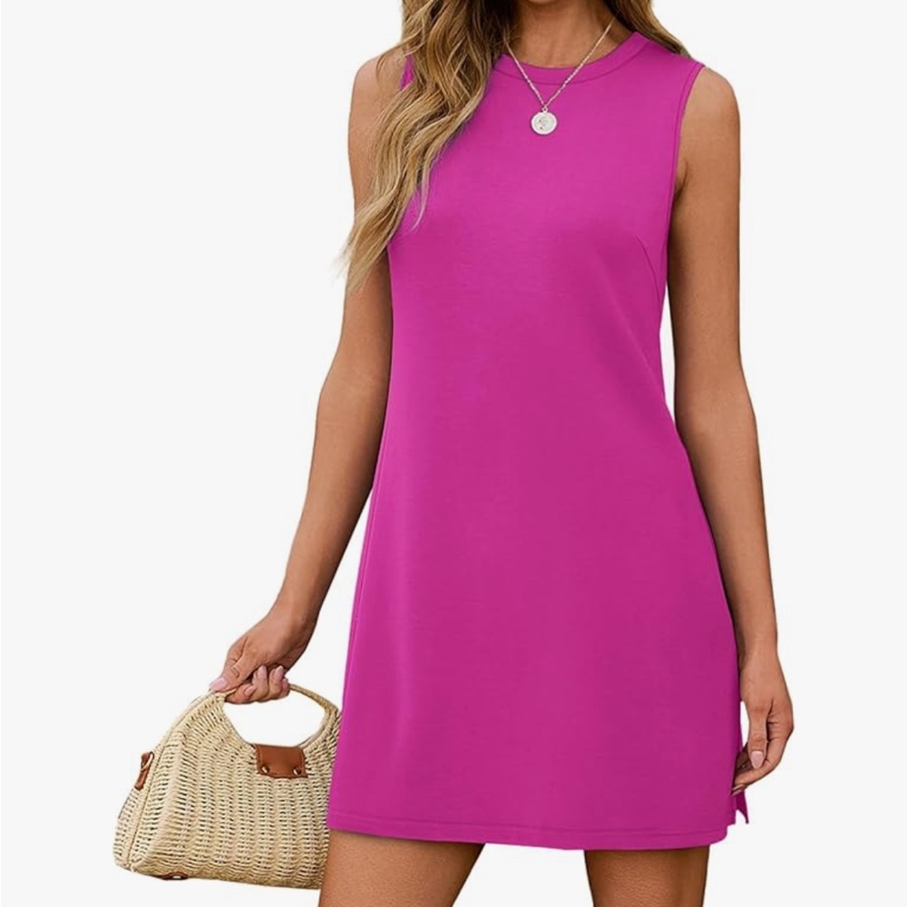 Pink T-Shirt Dress
